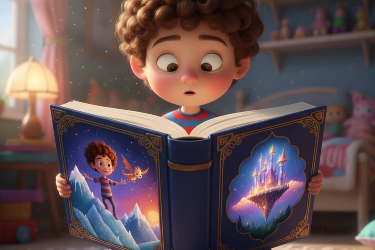 Side-by-side comparison of personalized children's books from ToonyStory, Wonderbly, and Magic Story