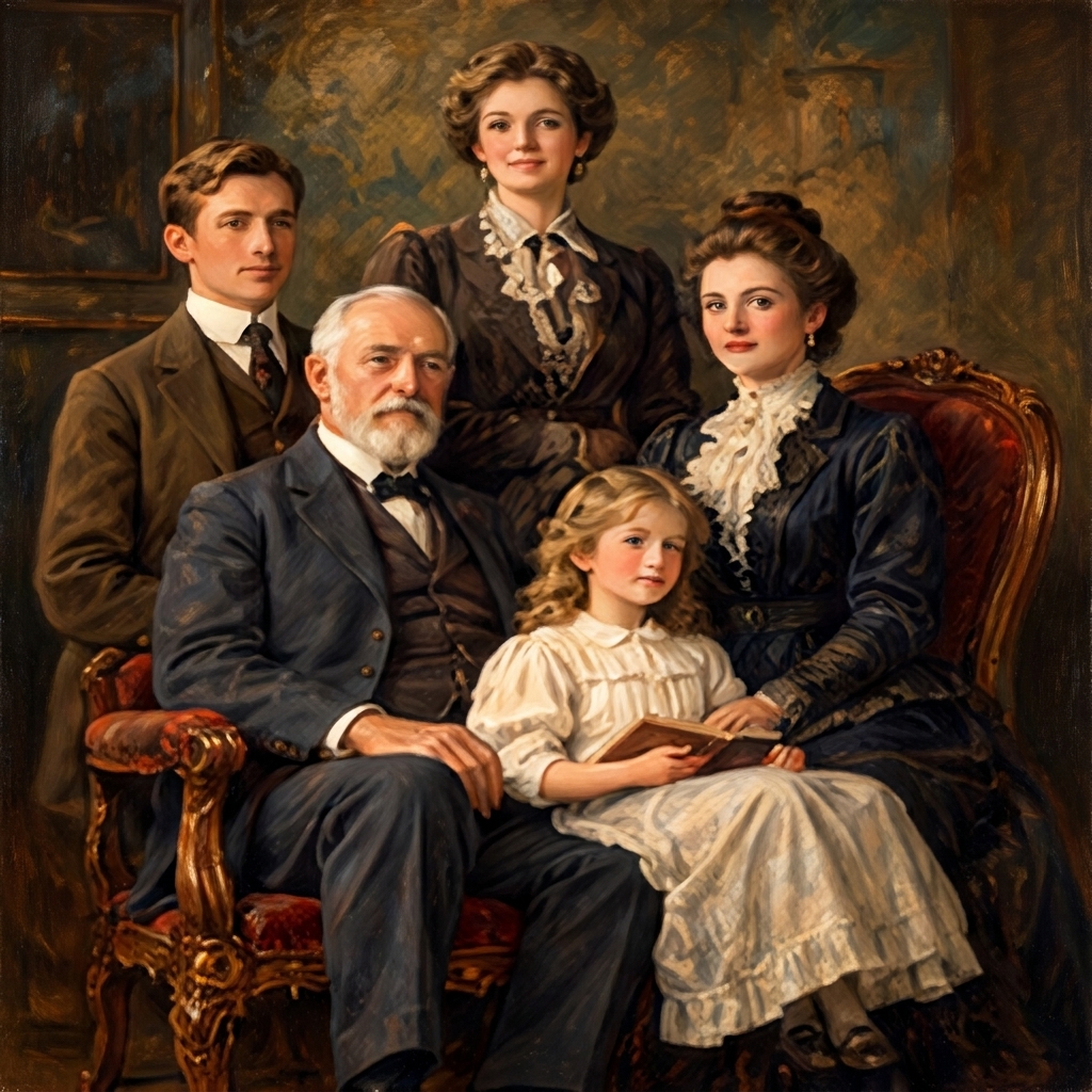 Heirloom Oil Painting art style