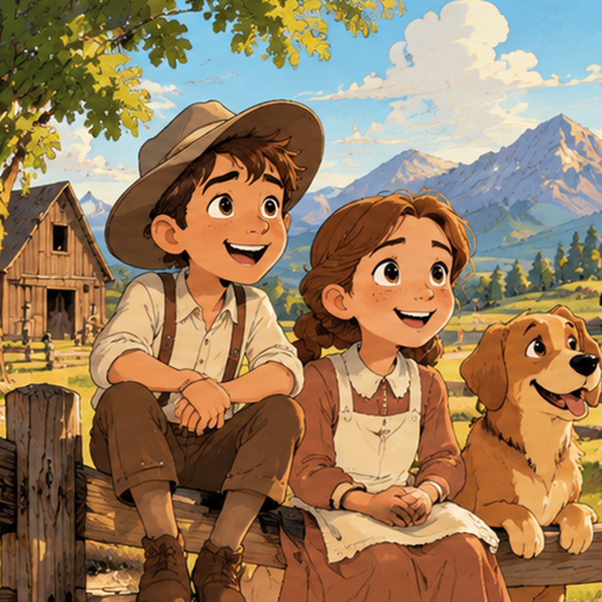 2D Cartoon art style