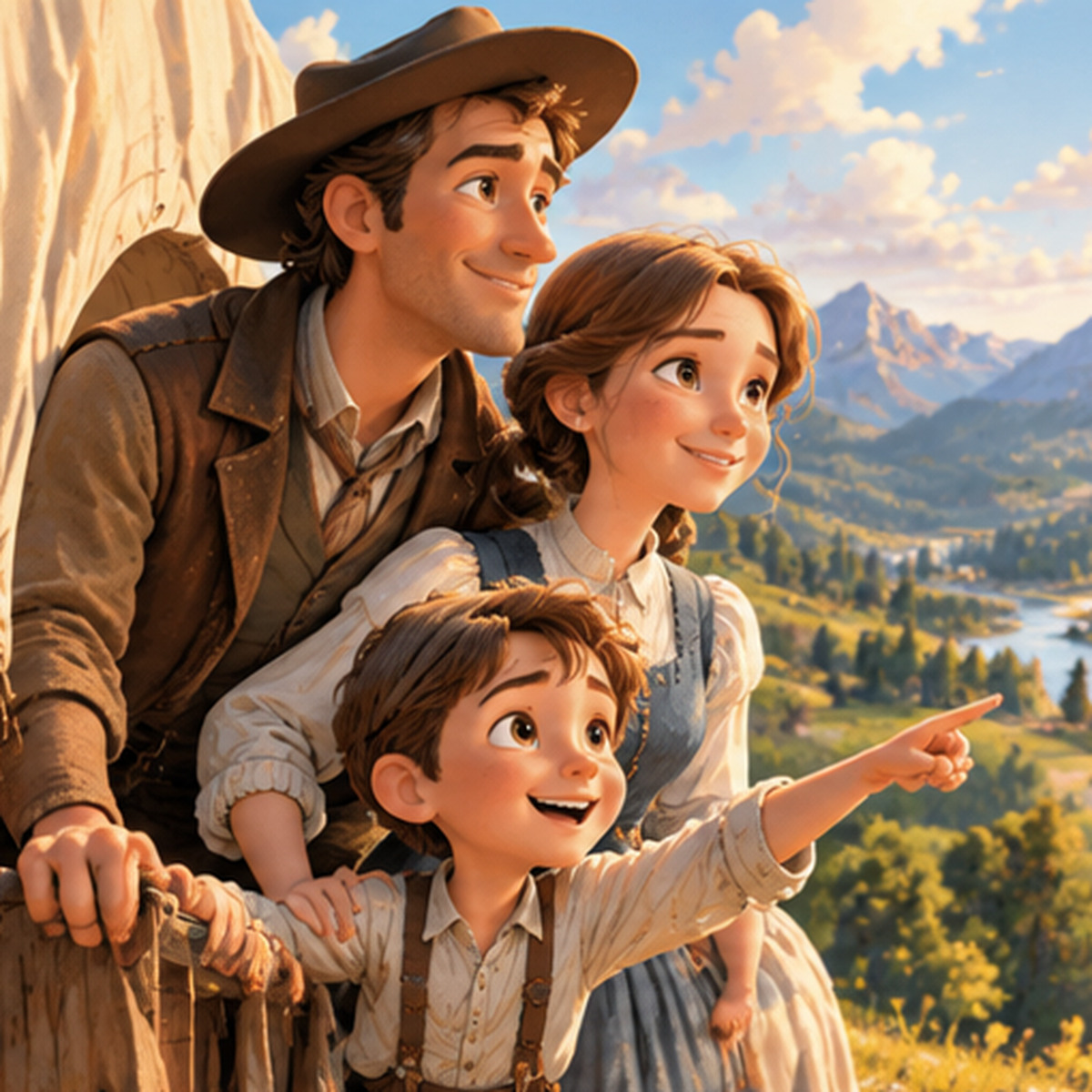 3D Animated art style